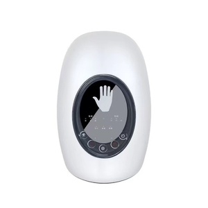 LCD Display Chargeable Electric air Compression Heating Kneading Acupoint Shiatsu Finger Hand Wrist <b>Massager</b> <b>Tool</b> - Product Image 2