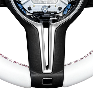 Volante modificado de cuero blanco noble para X1 X2 X3 X4 F10 F06 F91 F92 F93 F12 F13 F90 F02 F36 F35 - Product Image 4