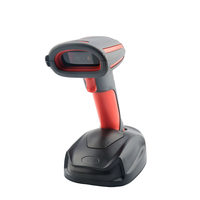 Lecteur de codes-barres sans fil 2D industriel étanche avec base de charge, lecteur de codes 1D, 2D et QR
