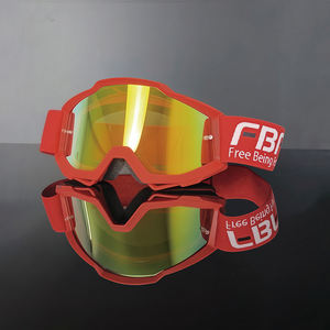 Lunettes de <span class=keywords><strong>moto</strong></span> FBFU pour motocross, VTT, <span class=keywords><strong>moto</strong></span> tout-terrain, pour hommes et femmes, anti-buée, protection UV, verres sphériques remplaçables, sports cyclistes - Product Image 6