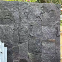 Panneau mural en pierre 3D en polyuréthane PU léger, imperméable et ignifuge, design moderne, pour intérieur et extérieur, vente en gros d'usine
