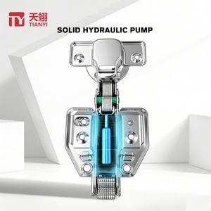Charnière de meuble de cuisine TIANYI 3D réglable en acier inoxydable à fermeture amortie hydraulique 105 degrés résistante à la rouille - Product Image 4