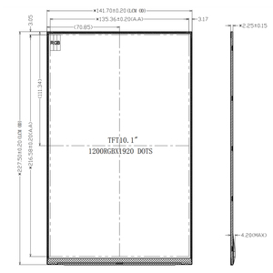 <span class=keywords><strong>BOE</strong></span> Mô-đun TFT-LCD Giao Diện MIPI <span class=keywords><strong>10.1</strong></span> Inch Bảng Hiển Thị Độ Phân Giải 1200*1920 - Product Image 4