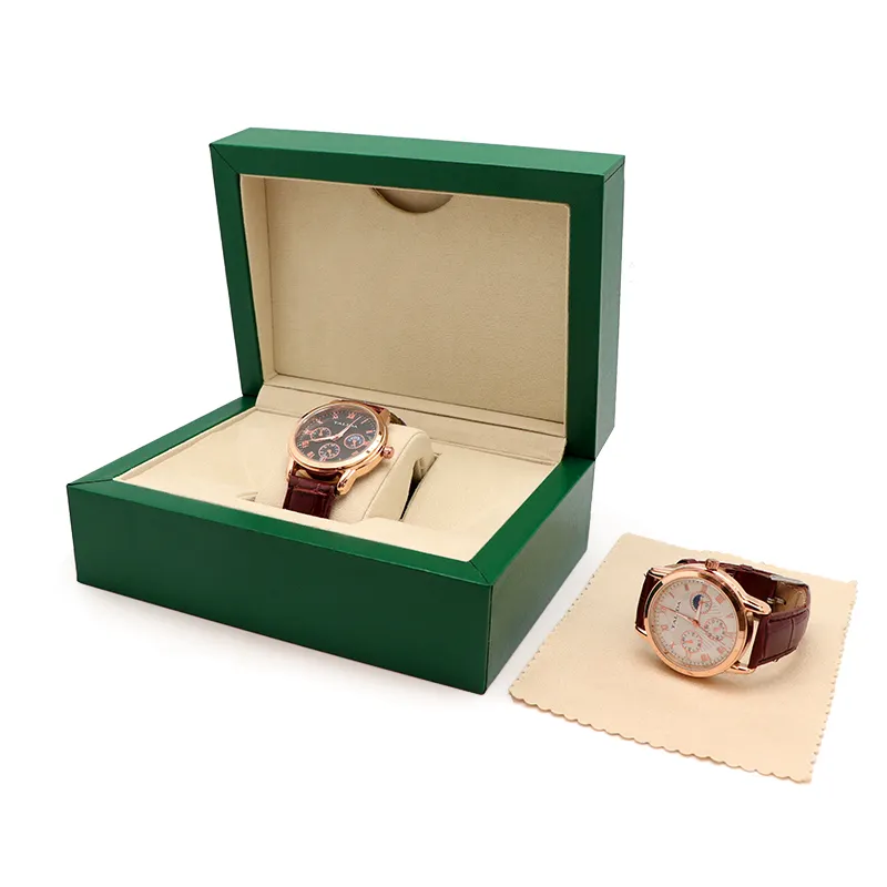 Один топ на заказ из искусственной кожи, Роскошный чехол для часов с логотипом, упаковка для ювелирных изделий на заказ