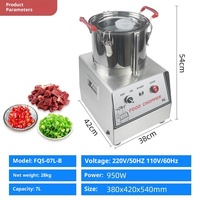 XIDA Commerciële Groente- en Fruitversnipperaar Volledig Automatische Vleesmolen Pasta Multifunctioneel Milieuvriendelijk RVS PLC 5