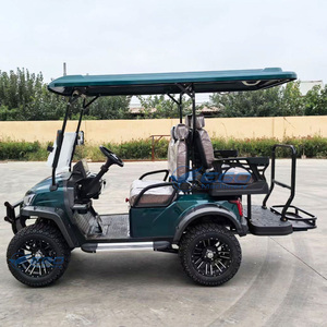 Voiturette de golf électrique à batterie lithium nouvelle conception avec 5-6 sièges, autonomie de 90 km, certifiée CE, à vendre - Product Image 1