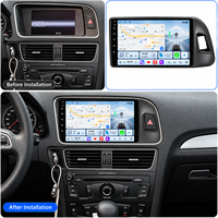 Lecteur DVD de voiture BHNEW, autoradio Android pour Audi Q5 8R 2010-2018, CarPlay sans fil, autoradio stéréo, navigation GPS, DSP, écran partagé