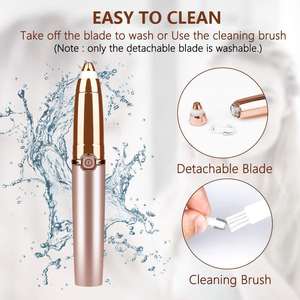 USB Rechargeable Electric Eyebrow Trimmer <b>Razor</b> Compliant Lady Shaver for Eyebrow <b>Razor</b> - Product Image 2