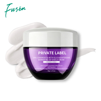 Crème de nuit pour le visage à 10% de céramide, réparation précise de la barrière lipidique, sans savon, au squalane, OEM 50g, pour tous types de peaux