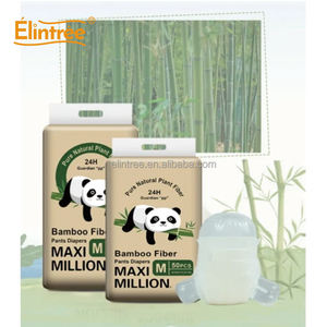 अण्टीरी बायोडिग्रेडेबल बांस कस्टम निजी लेबल बेबी डायपर कार्बनिक कारखाना थोक शिशु प्रशिक्षण पुल पैंट - Product Image 1