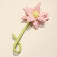 Ourson en peluche personnalisé OEM, plante en pot douce en polyester, décoration Saint-Valentin, vente en gros, faible MOQ, pour fleuristes