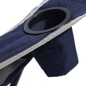 Chaise de camping portable personnalisée, design pliable robuste, dossier haut rembourré avec porte-gobelet et sac de transport - Product Image 3