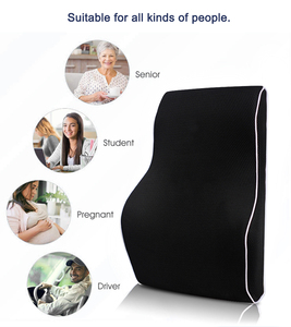 Travesseiro ortopédico dobrável, travesseiro almofada de apoio para trás do assento de carro, viagem, confortável, cadeira de escritório - Product Image 6