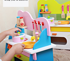 Fai finta di giocare a giocattoli Set di giocattoli <span class=keywords><strong>da</strong></span> <span class=keywords><strong>cucina</strong></span> <span class=keywords><strong>in</strong></span> <span class=keywords><strong>legno</strong></span> per bambini - Product Image 3
