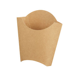 <b>Chip</b> <b>Scoop</b> Disposable Biodegradable Recycled Waterproof Kraft Paper Custom Made Print High Quality Wholesaler - Product Image 2