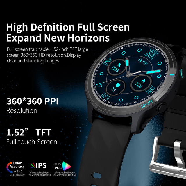Cross-border Private Model Z123 Smartwatch 1.52inch Large TFT Screen Life Waterproof for Calling Health Monitoring Sports