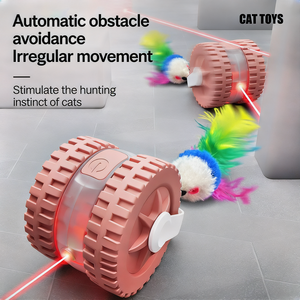Infrarood laser automatische kattenbal met vervelingverlichting en muisstaartdesign - Model P07Cat Teaserdog <span class=keywords><strong>Toy</strong></span> - Product Image 2