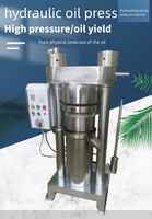 Presse à huile hydraulique à froid pour sésame, noix, amandes, macadamia, cacao, avocat, noix de coco, olive