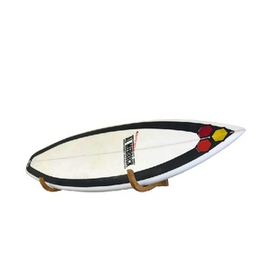 Support <span class=keywords><strong>mural</strong></span> en bois pour planches de <span class=keywords><strong>surf</strong></span>, avec crochets et rails écologiques pour l'affichage de longboards et shortboards - Product Image 1