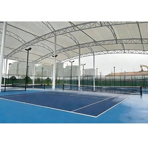 Toldo para Cancha de Tenis Deportiva con Diseño de Primera Calidad, Techo de Tela de PVC/PVDF, Estructura de Membrana de Acero Tensado - Product Image 5