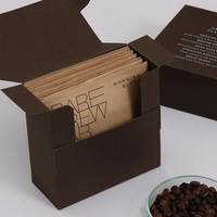 Boîte d'emballage pour thé Oolong, café, biscuits, papier écologique, estampage à chaud, impression sérigraphique, logo personnalisé blanc