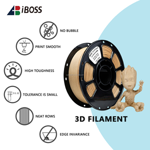 Filamento PLA+ de Madera de 1 kg al por Mayor para Impresora 3D, Filamento de Impresión 3D Industrial de Madera de Pera Amarilla sin Burbujas - Product Image 4