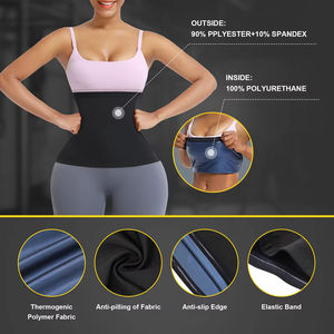 Julyfit Vêtements de sauna pour femmes Débardeur à la taille Débardeur d'exercice Tummy Tuck pour femmes Shapewear - Product Image 2