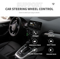 10,25 Zoll Kabelloser CarPlay Android 12 Auto Multimedia Player für Audi Q5 2009-2016 WLAN 4G SIM Radio Bildschirm GPS Navi Stereo Video
