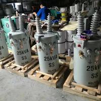 Transformateur de distribution monté sur pôle monophasé à noyau en alliage amorphe 25kva 37.5kva 167kva 500kva