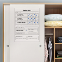 Planificateur de repas réutilisable Art Déco, calendrier mensuel et hebdomadaire, liste de choses à faire pour la planification de la routine à la maison et au bureau