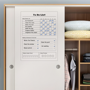 Agenda Riutilizzabile per Pianificazione Mensile e Settimanale, Lista delle Cose da Fare, <span class=keywords><strong>Calendario</strong></span> per la Pianificazione della Routine di Casa e Ufficio - Product Image 4