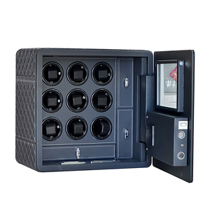 Weierxin an toàn da đen xem Winder Tempered Glass Kỹ Thuật Số vân tay kết hợp khóa tiền gửi an toàn hộp - Product Image 5