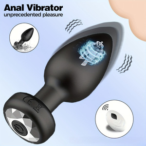 Plug Anale Elettrico in Silicone, Massaggiatore Prostatico, Vibratore Dildo per Uomini e Donne, Masturbatore - Product Image 3