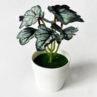 Plante artificielle verte à 9 feuilles en pot pour décoration de toile de fond de mariage, aménagement paysager, jardin, cour, hôtel, fleurs décoratives