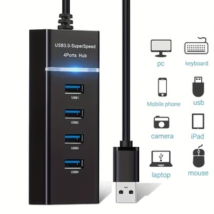 Huub Usb <strong>Hubs</strong> 3.0 Usb3.0 4 in 1 Multiport High Speed 4 Port <strong>Por</strong> Usb <strong>Hub</strong> Adapter - Product Image 3