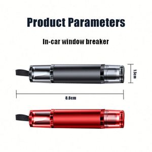 Herramientas de Emergencia para Automóvil, Rompeventanas, Cortador de Cinturón de Seguridad, Martillo de Seguridad Dos en Uno, Regalo para Automóvil, Martillo de Escape con Logotipo Personalizado - Product Image 3