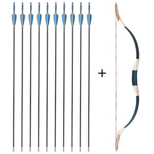 Bán buôn Chất lượng cao 20/30/40/50 lbs. Dành cho người lớn ngoài trời chụp và săn bắn với recurve cung truyền thống cung và mũi tên thiết lập - Product Image 2