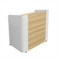 Pupitre en bois multifonctionnel multimédia, pupitre intelligent pour la salle de classe, utilisation par les enseignants, design minimaliste moderne, mobilier scolaire