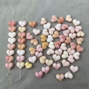 Perles <span class=keywords><strong>en</strong></span> coquillage naturel <span class=keywords><strong>en</strong></span> forme de cœur 9x11mm 10x12mm, blanches, noires, jaunes, sculptées à <span class=keywords><strong>la</strong></span> main, perles MOP <span class=keywords><strong>en</strong></span> forme de cœur bombé, bijoux de luxe, artisanat DIY - Product Image 4