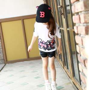 Nuevo Producto, Conjuntos Personalizados para Niñas, Camiseta con Estampado de Anime - Product Image 5