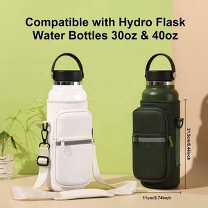 Sac de transport pour bouteille d'eau de grande capacité, design personnalisé, portable, pour la salle de sport, avec poche et sangle - Product Image 4