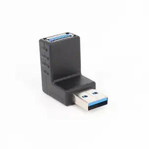 USB 2.0 adapter male to female 90 degrees Right Angle switch plug