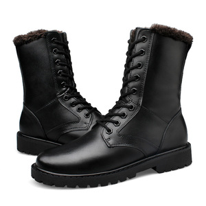 Botas Martin de Alta Calidad para Hombre, Resistentes al Desgaste, Transpirables, de Cuero, Antideslizantes, para Senderismo en el Desierto, Verano e Invierno - Product Image 4