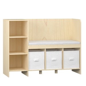 Étagère de <span class=keywords><strong>rangement</strong></span> pour livres et jouets pour enfants, 6 compartiments, <span class=keywords><strong>chambre</strong></span> d'enfant, salle de jeux, bibliothèque en bois, coin lecture pour enfants - Product Image 4