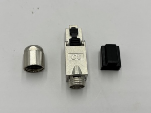 Connecteur de terminaison sur site <span class=keywords><strong>RJ45</strong></span> Cat.8 blindé sans outil en alliage de zinc - Product Image 5