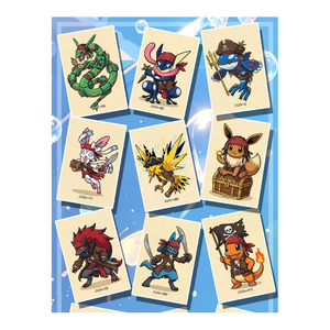 YQ 100 feuilles de papier Premium Pokémon Wonderland, <span class=keywords><strong>cartes</strong></span> de fan art et <span class=keywords><strong>cartes</strong></span> à collectionner, impression couleur intégrale, boîte cadeau portable - Product Image 4