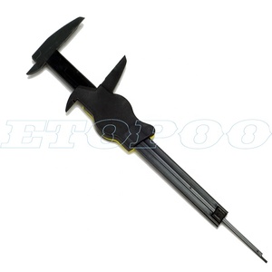 150mm/6 "plastik arama kumpas plastik siyah arama sürmeli kumpas inç-okuma kumpas kalibre - Product Image 6