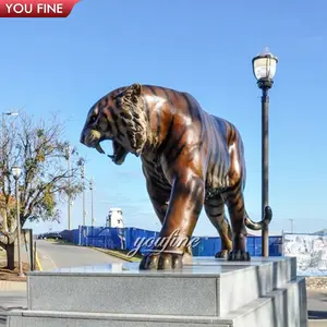 Life Size Outdoor High Quality Bronze Tiger Statue
