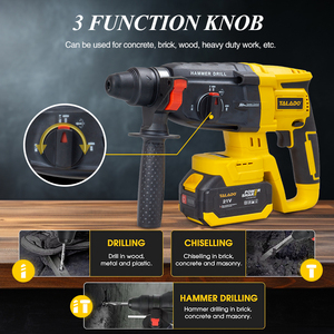 <span class=keywords><strong>สว่าน</strong></span>เจาะกระแทก<span class=keywords><strong>ไร้</strong></span><span class=keywords><strong>สาย</strong></span>ทั้งหมดทนความร้อนได้อย่างมีประสิทธิภาพ - Product Image 5