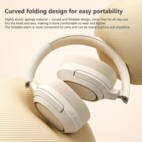 Headphone Gaming nirkabel, headphone terpasang di kepala dengan mikrofon lampu LED bercahaya, Headset e-sport Gaming kartu TF